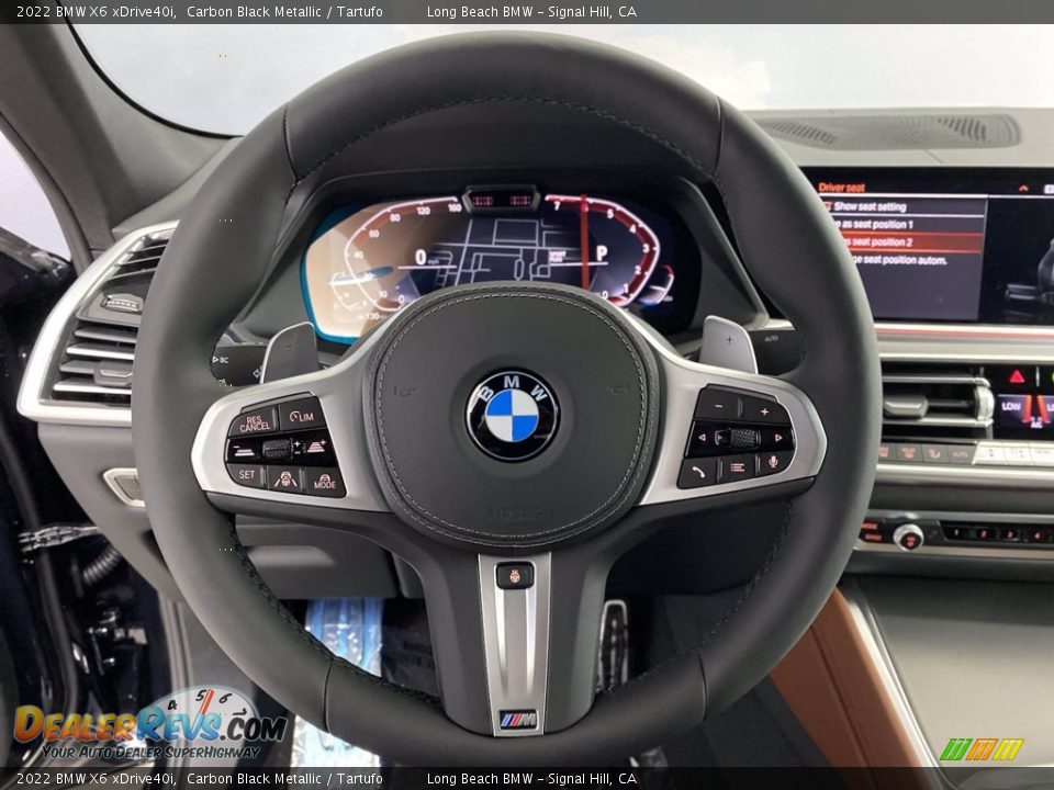 2022 BMW X6 xDrive40i Steering Wheel Photo #14