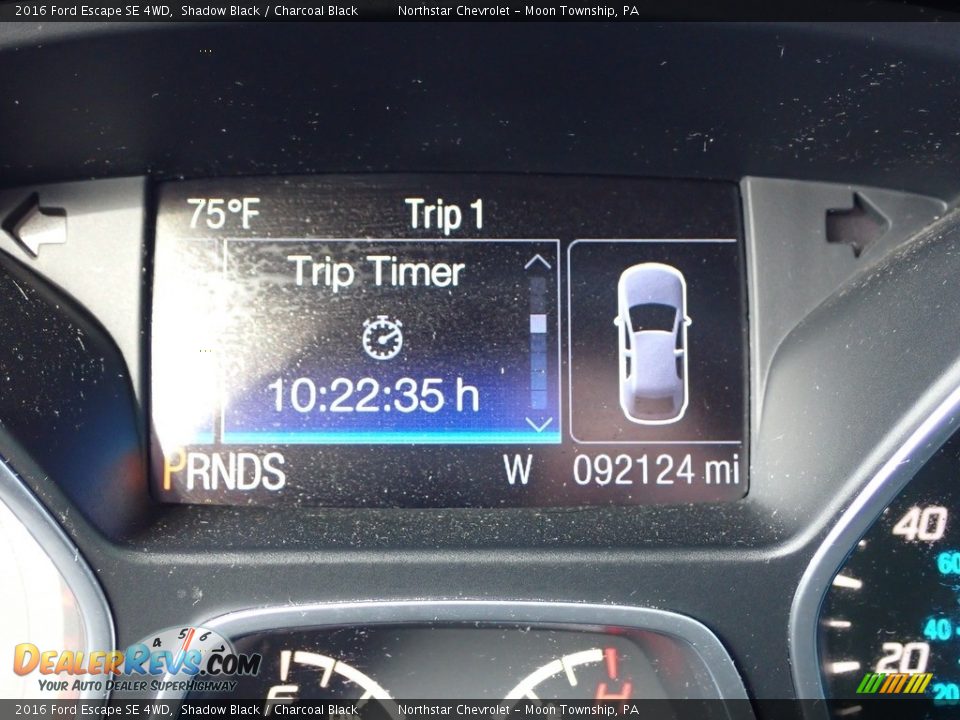 2016 Ford Escape SE 4WD Shadow Black / Charcoal Black Photo #29