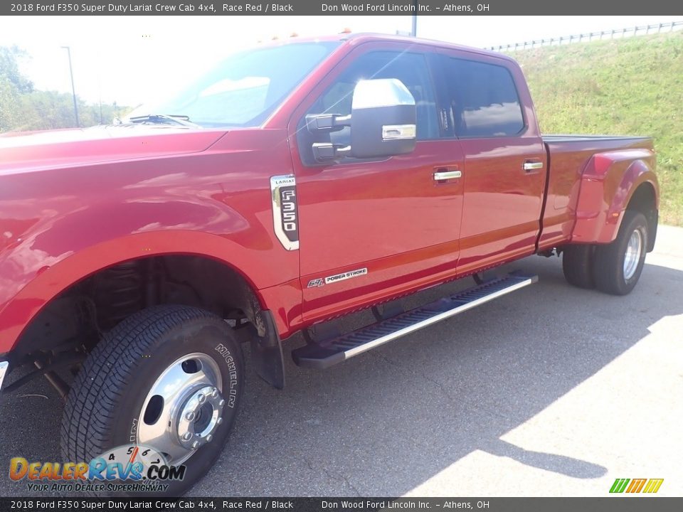 2018 Ford F350 Super Duty Lariat Crew Cab 4x4 Race Red / Black Photo #12