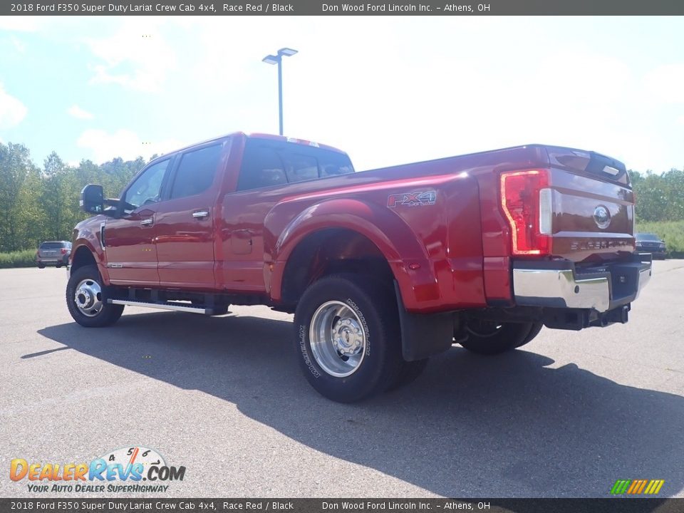 2018 Ford F350 Super Duty Lariat Crew Cab 4x4 Race Red / Black Photo #13