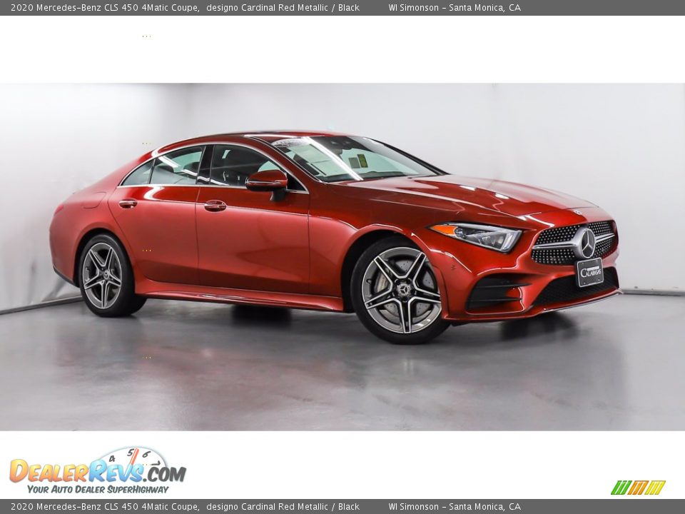 2020 Mercedes-Benz CLS 450 4Matic Coupe designo Cardinal Red Metallic / Black Photo #2