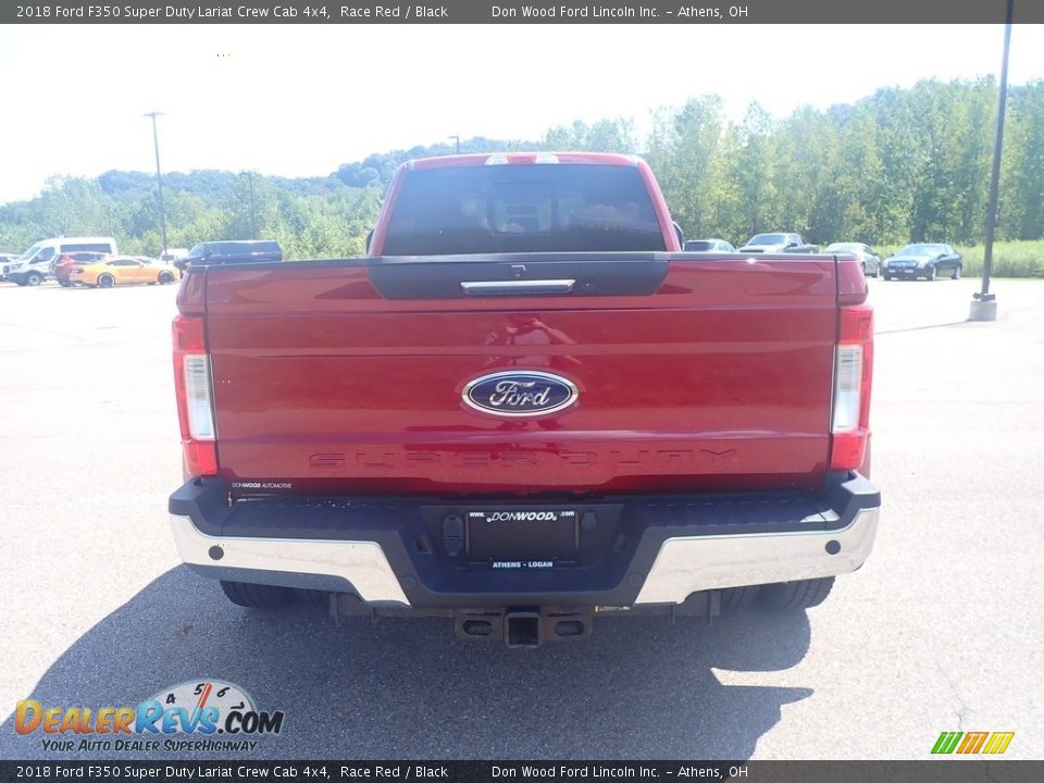 2018 Ford F350 Super Duty Lariat Crew Cab 4x4 Race Red / Black Photo #15