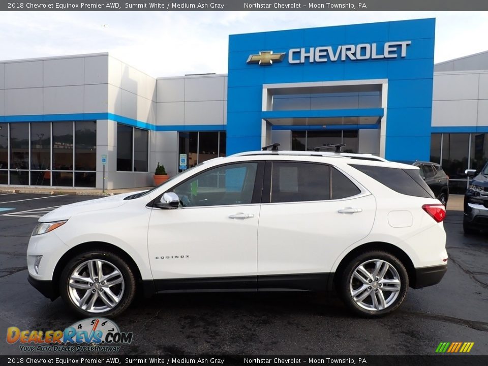 2018 Chevrolet Equinox Premier AWD Summit White / Medium Ash Gray Photo #3