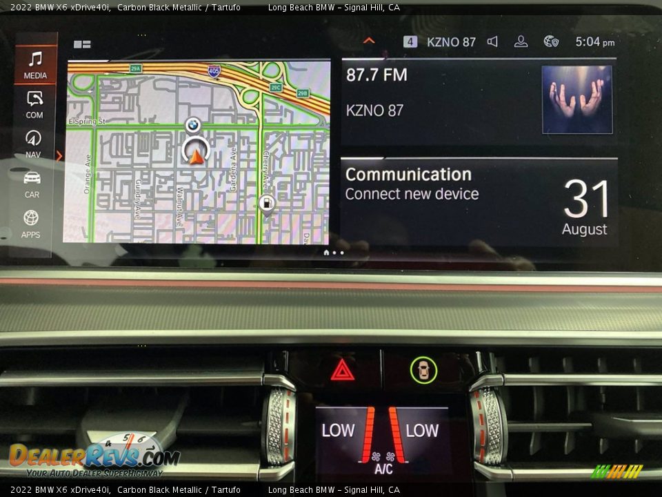 Navigation of 2022 BMW X6 xDrive40i Photo #18