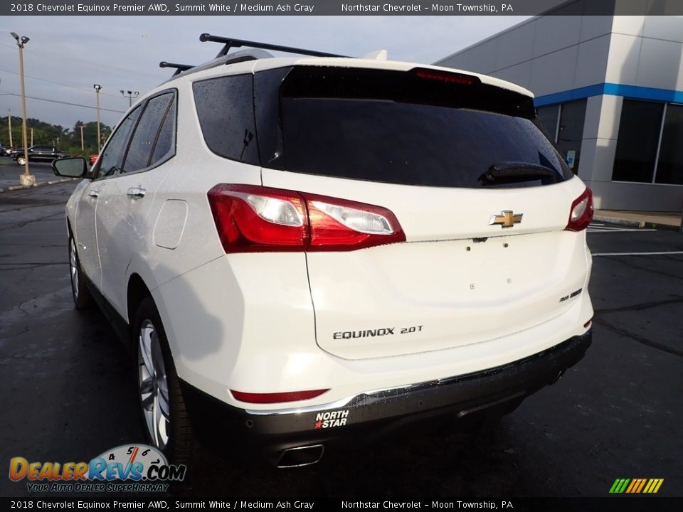 2018 Chevrolet Equinox Premier AWD Summit White / Medium Ash Gray Photo #5