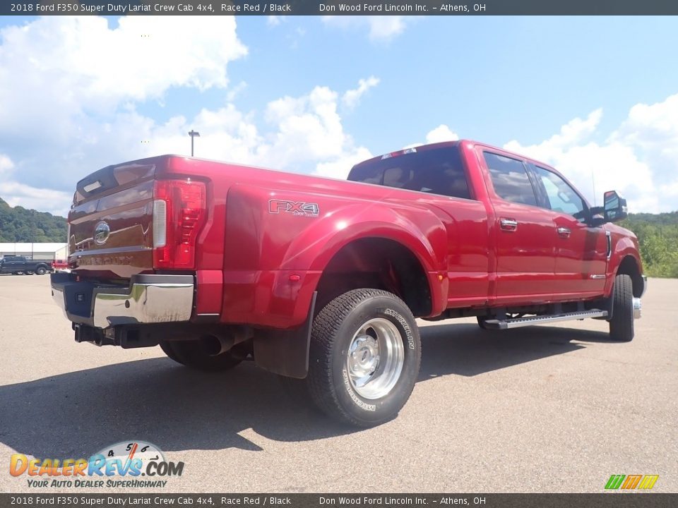 2018 Ford F350 Super Duty Lariat Crew Cab 4x4 Race Red / Black Photo #18