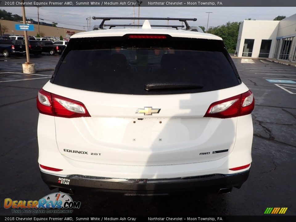 2018 Chevrolet Equinox Premier AWD Summit White / Medium Ash Gray Photo #6