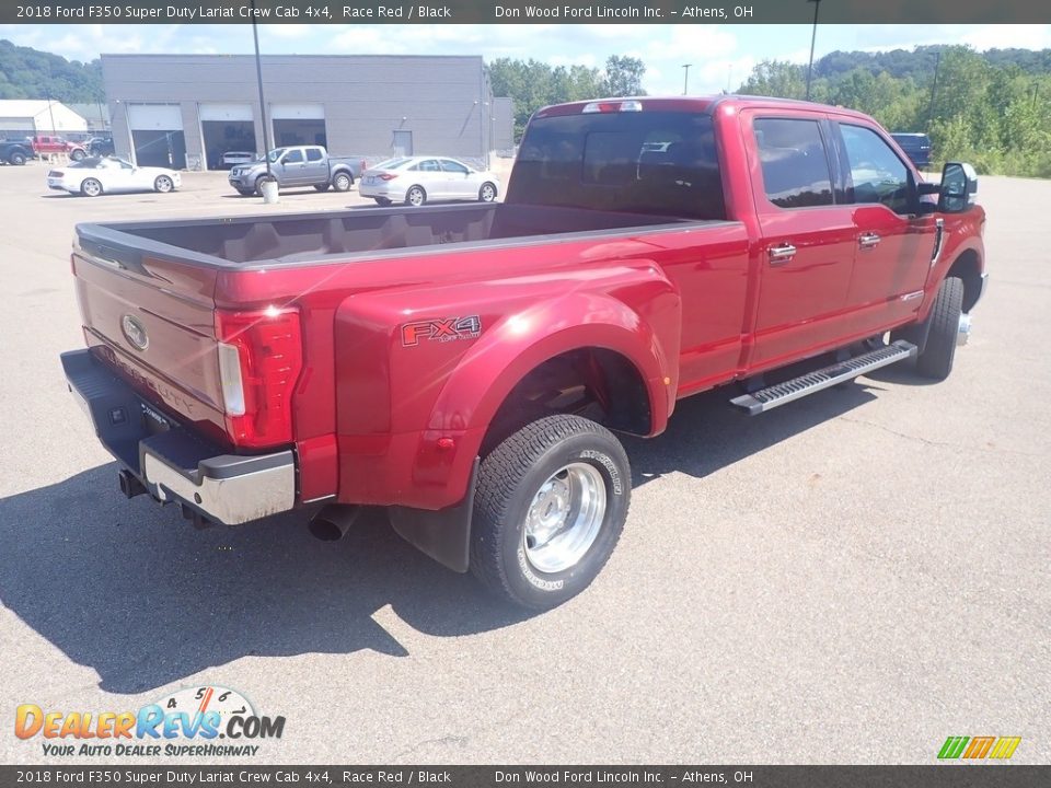 2018 Ford F350 Super Duty Lariat Crew Cab 4x4 Race Red / Black Photo #19