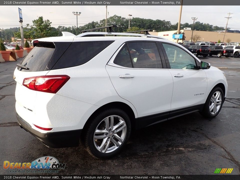 2018 Chevrolet Equinox Premier AWD Summit White / Medium Ash Gray Photo #9