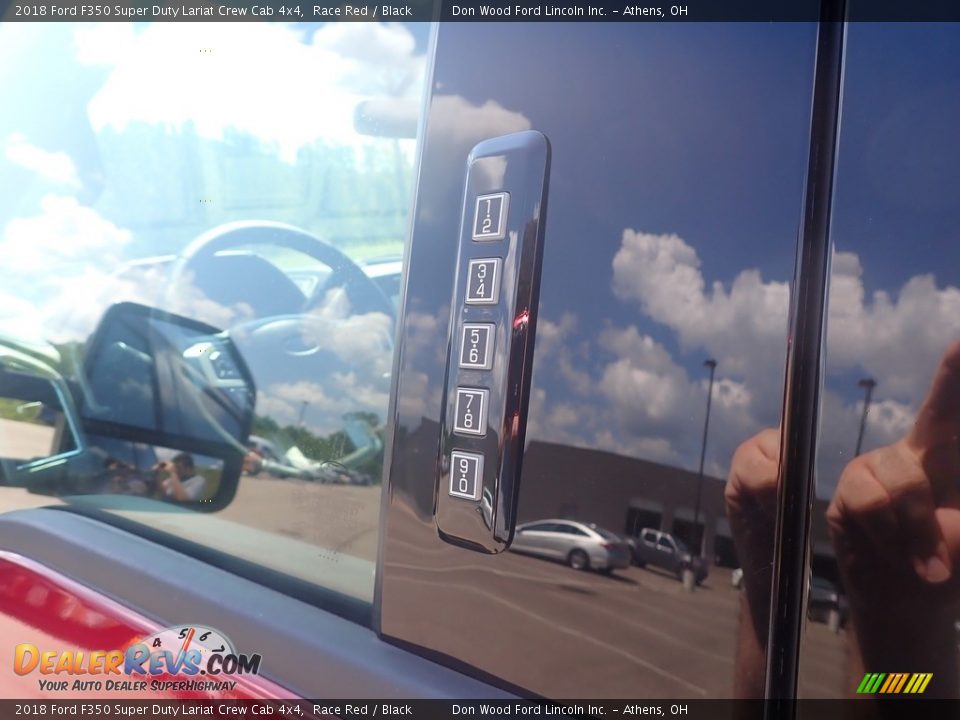 2018 Ford F350 Super Duty Lariat Crew Cab 4x4 Race Red / Black Photo #22