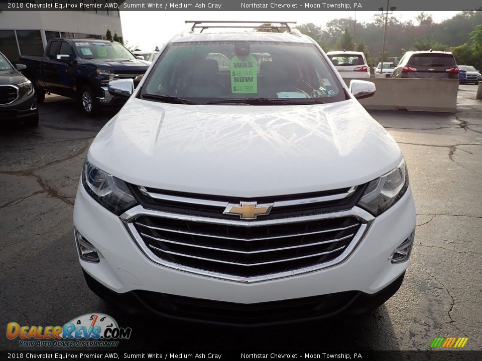 2018 Chevrolet Equinox Premier AWD Summit White / Medium Ash Gray Photo #13