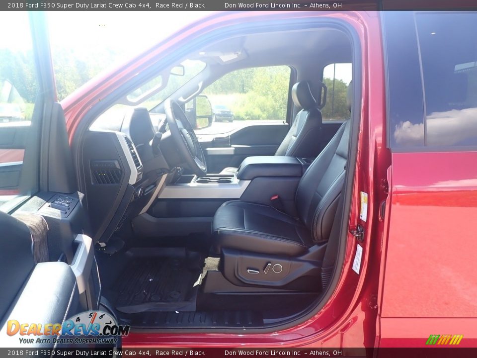 2018 Ford F350 Super Duty Lariat Crew Cab 4x4 Race Red / Black Photo #25