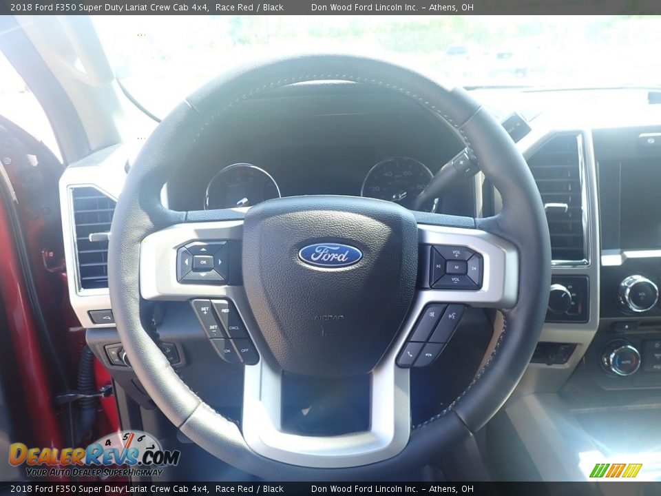 2018 Ford F350 Super Duty Lariat Crew Cab 4x4 Race Red / Black Photo #27