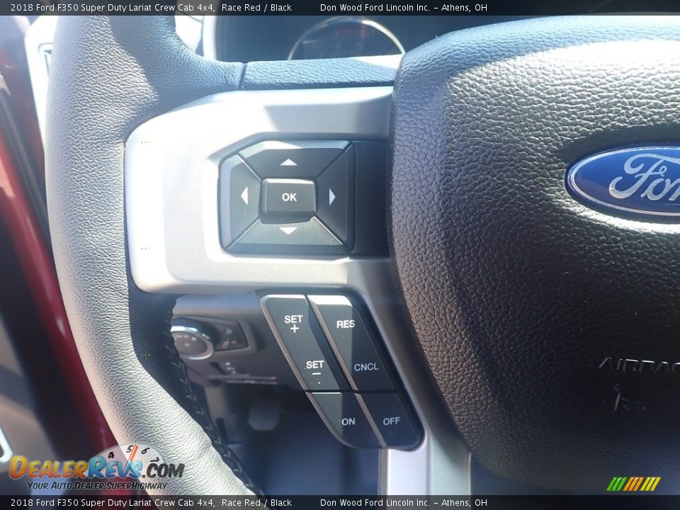 2018 Ford F350 Super Duty Lariat Crew Cab 4x4 Race Red / Black Photo #29