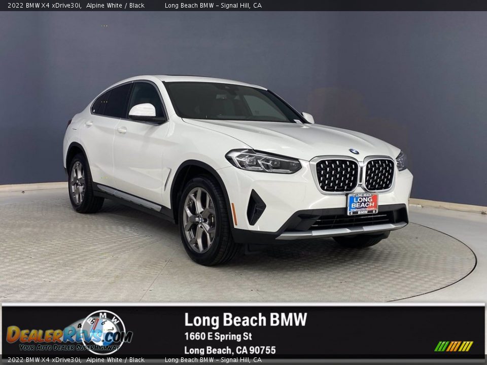 2022 BMW X4 xDrive30i Alpine White / Black Photo #1