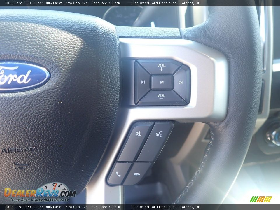2018 Ford F350 Super Duty Lariat Crew Cab 4x4 Race Red / Black Photo #30