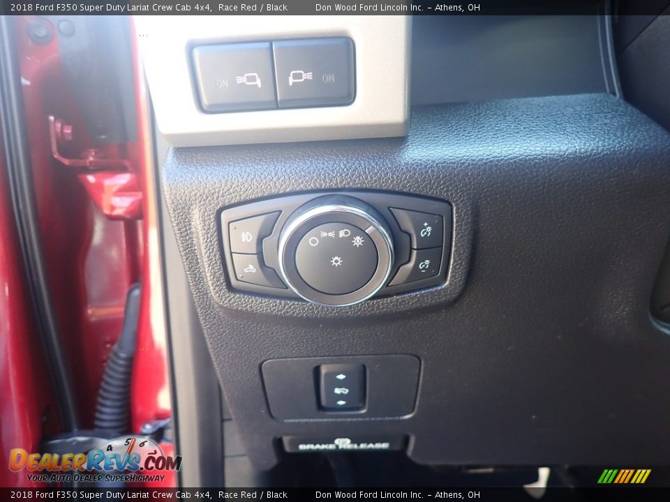 2018 Ford F350 Super Duty Lariat Crew Cab 4x4 Race Red / Black Photo #31
