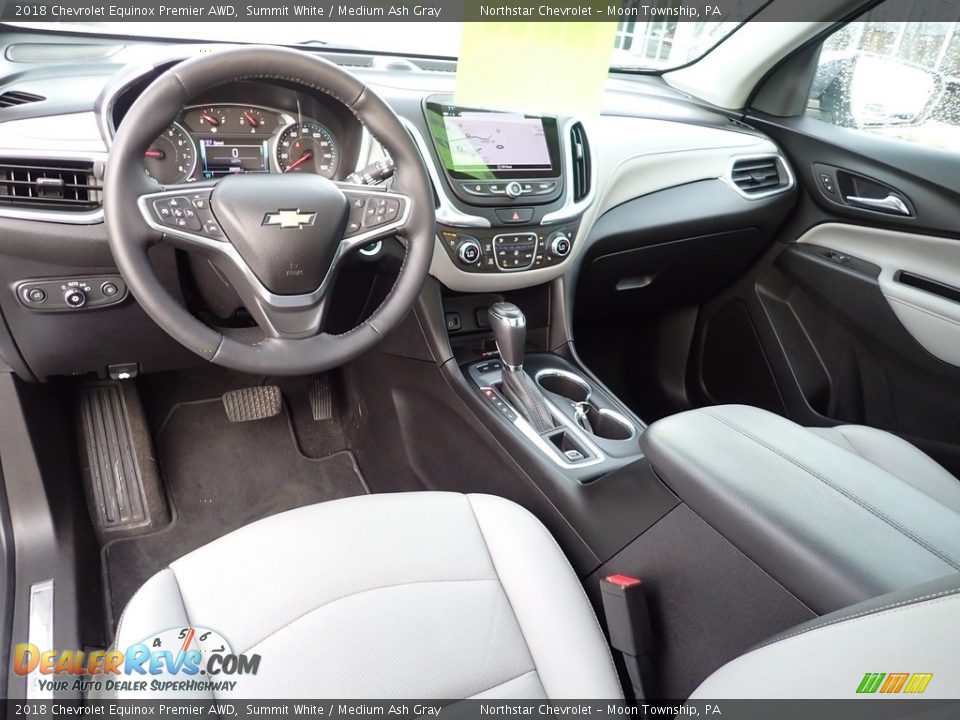 2018 Chevrolet Equinox Premier AWD Summit White / Medium Ash Gray Photo #22