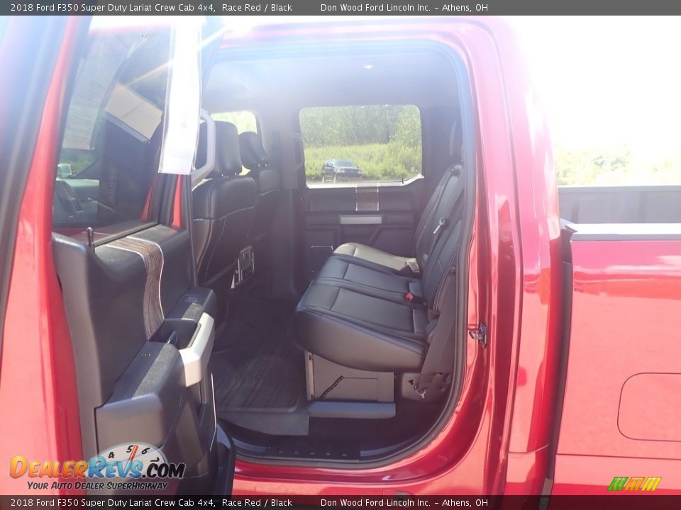 2018 Ford F350 Super Duty Lariat Crew Cab 4x4 Race Red / Black Photo #36