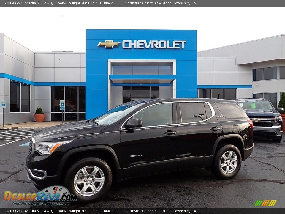 2019 GMC Acadia SLE AWD Ebony Twilight Metallic / Jet Black Photo #1