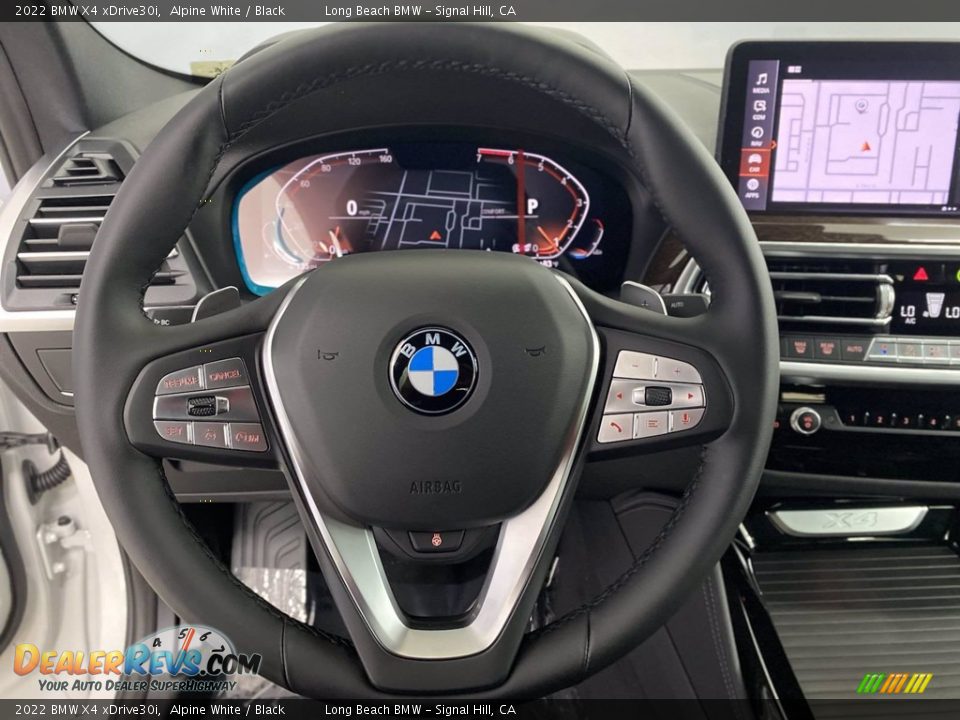 2022 BMW X4 xDrive30i Steering Wheel Photo #14