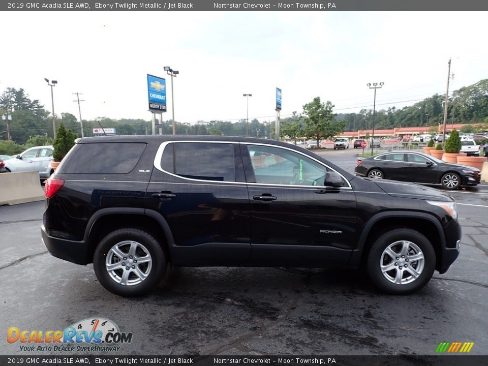 2019 GMC Acadia SLE AWD Ebony Twilight Metallic / Jet Black Photo #10