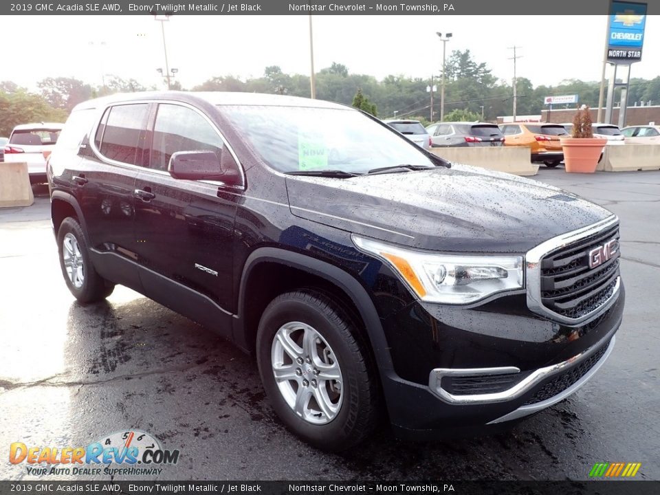 2019 GMC Acadia SLE AWD Ebony Twilight Metallic / Jet Black Photo #11