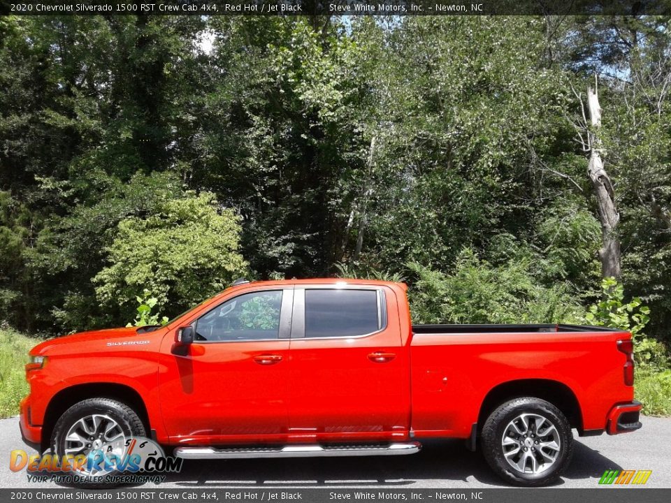 2020 Chevrolet Silverado 1500 RST Crew Cab 4x4 Red Hot / Jet Black Photo #1