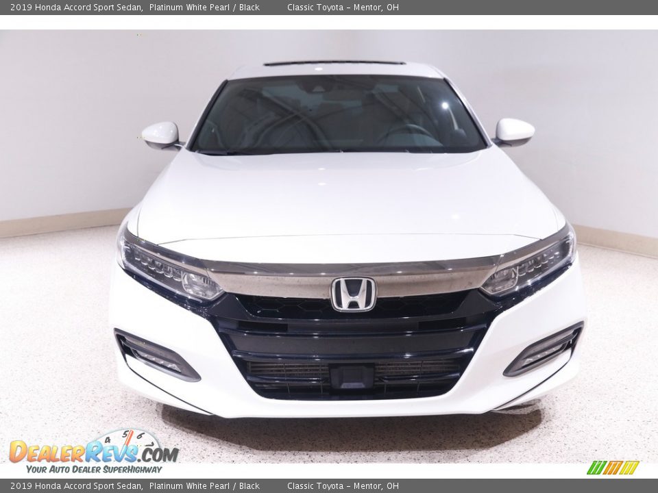 2019 Honda Accord Sport Sedan Platinum White Pearl / Black Photo #2