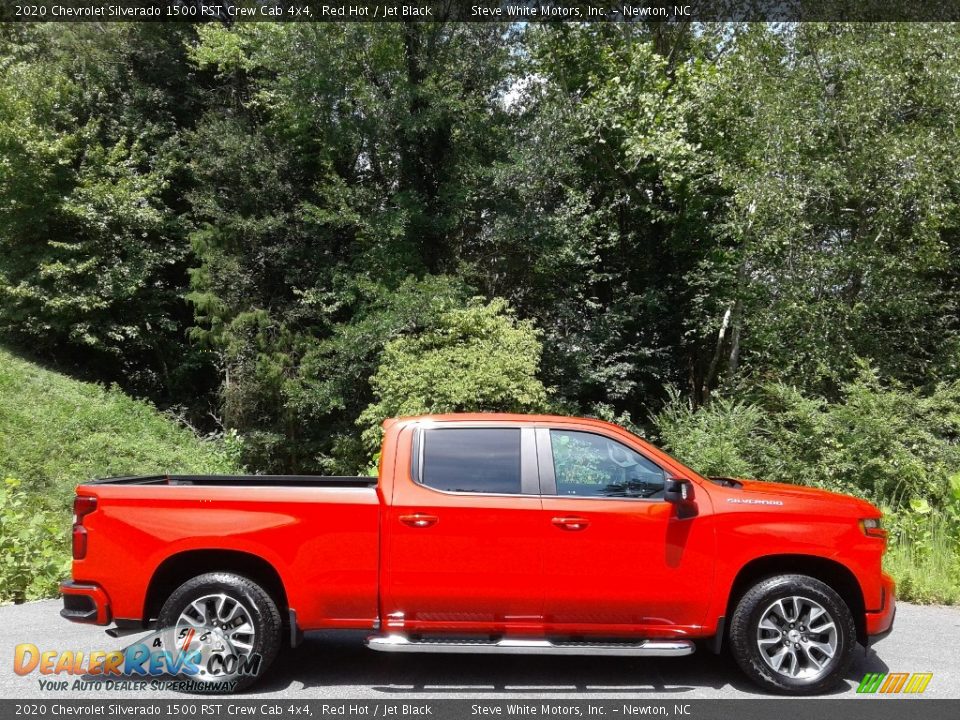 2020 Chevrolet Silverado 1500 RST Crew Cab 4x4 Red Hot / Jet Black Photo #6