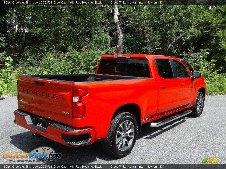 2020 Chevrolet Silverado 1500 RST Crew Cab 4x4 Red Hot / Jet Black Photo #7