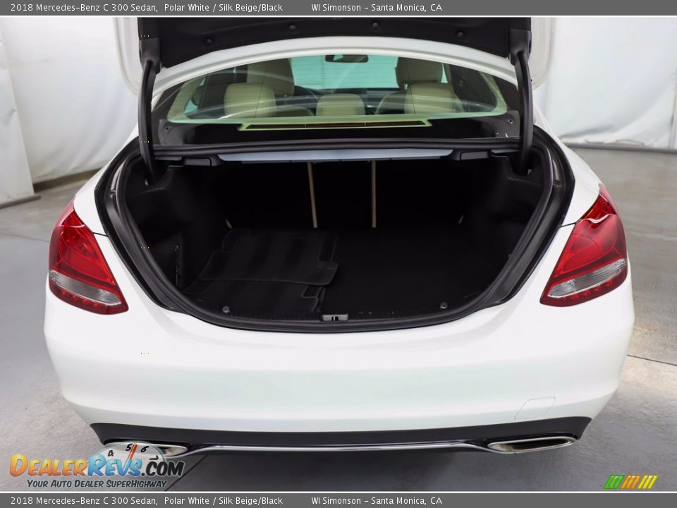 2018 Mercedes-Benz C 300 Sedan Polar White / Silk Beige/Black Photo #8