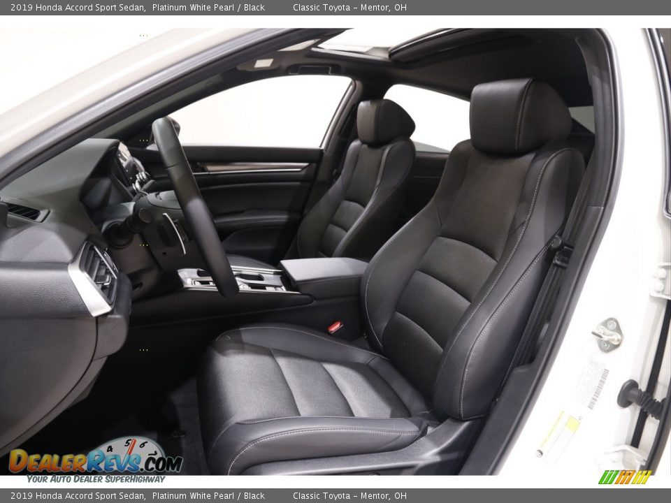 2019 Honda Accord Sport Sedan Platinum White Pearl / Black Photo #5