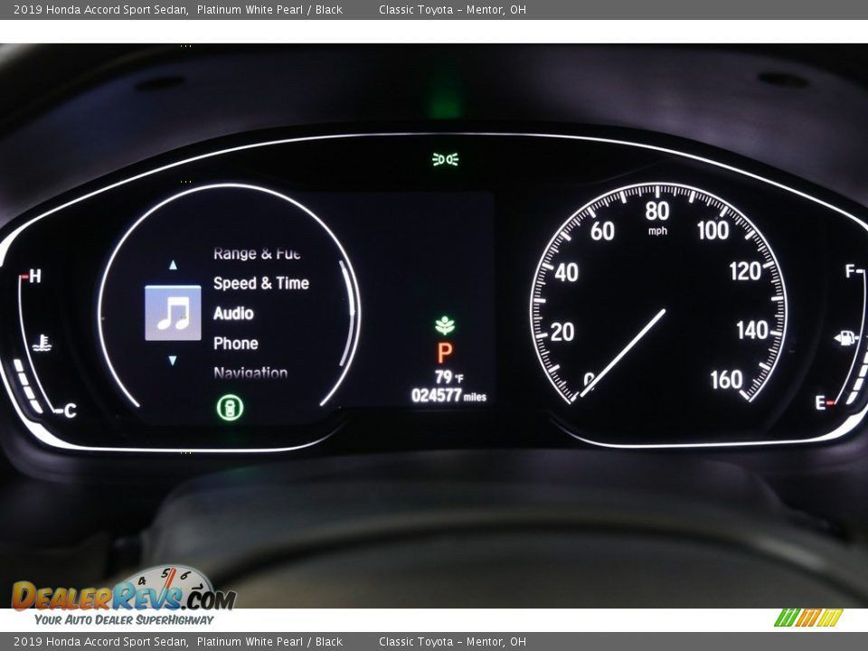 2019 Honda Accord Sport Sedan Platinum White Pearl / Black Photo #8