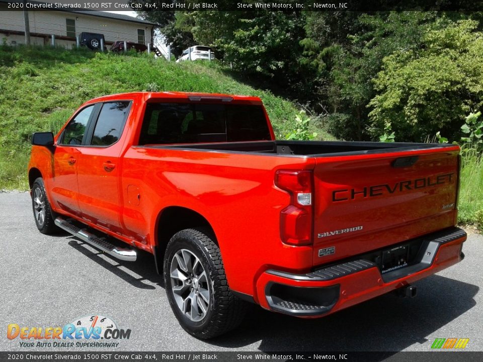 2020 Chevrolet Silverado 1500 RST Crew Cab 4x4 Red Hot / Jet Black Photo #10