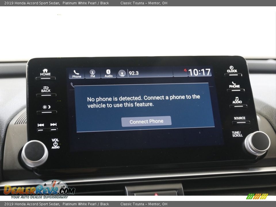 2019 Honda Accord Sport Sedan Platinum White Pearl / Black Photo #13