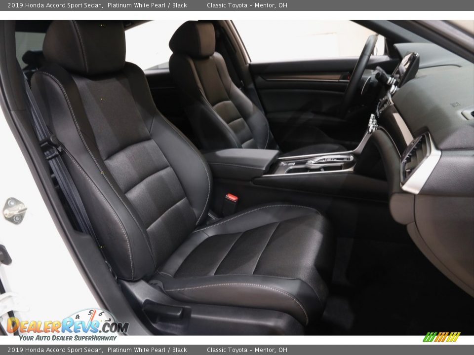 2019 Honda Accord Sport Sedan Platinum White Pearl / Black Photo #16
