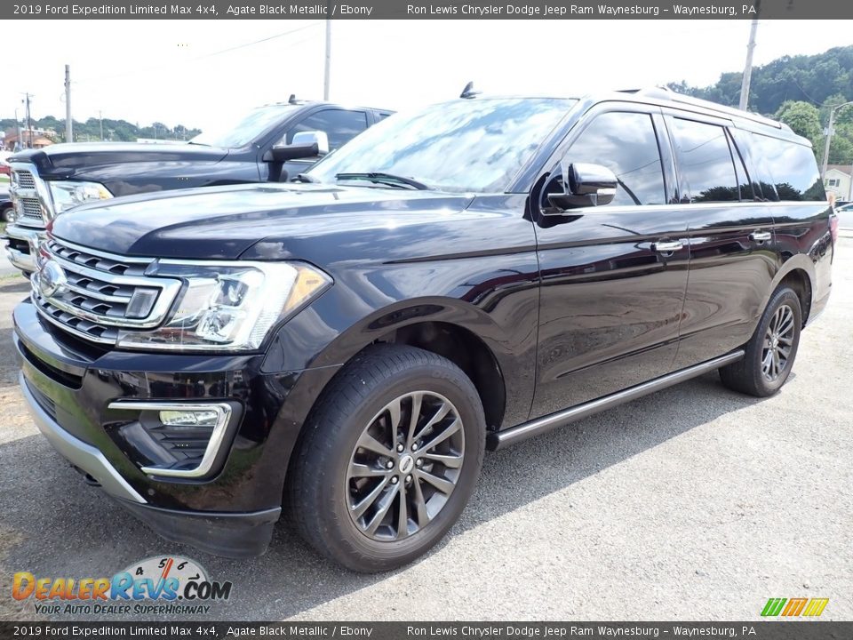 2019 Ford Expedition Limited Max 4x4 Agate Black Metallic / Ebony Photo #1