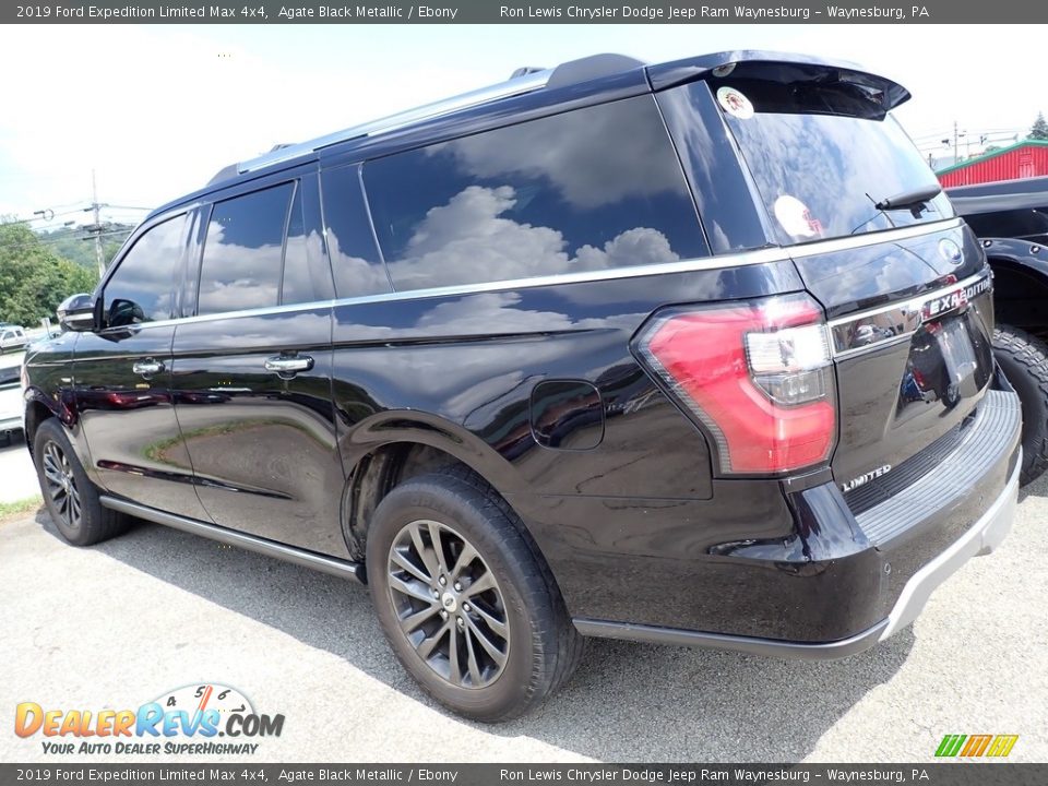 2019 Ford Expedition Limited Max 4x4 Agate Black Metallic / Ebony Photo #2