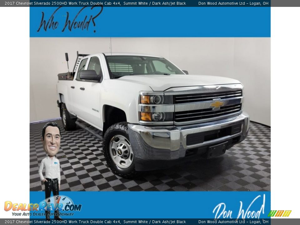 2017 Chevrolet Silverado 2500HD Work Truck Double Cab 4x4 Summit White / Dark Ash/Jet Black Photo #1