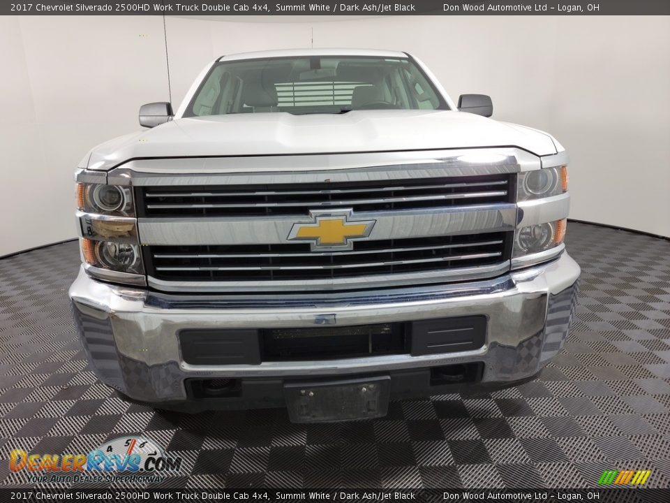 2017 Chevrolet Silverado 2500HD Work Truck Double Cab 4x4 Summit White / Dark Ash/Jet Black Photo #4