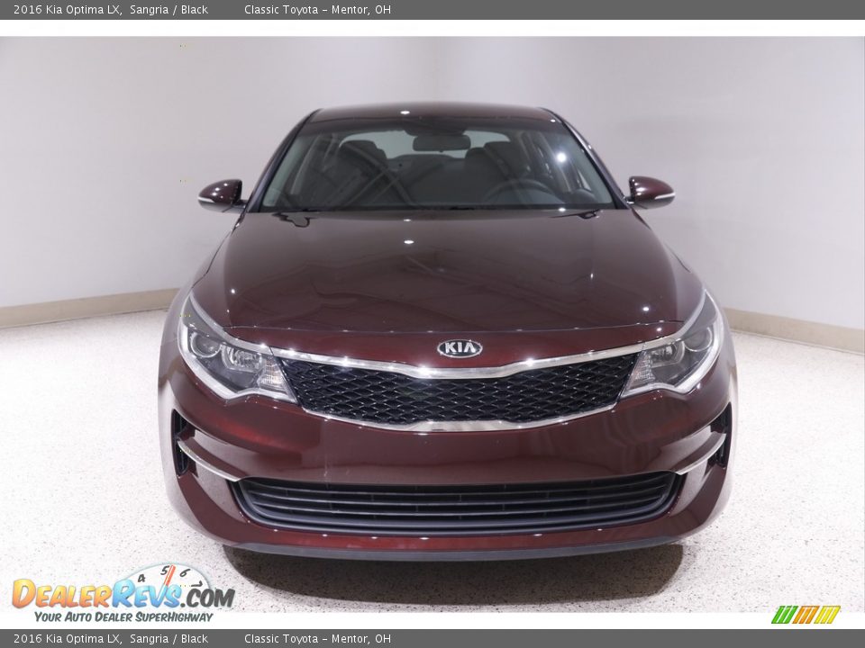 2016 Kia Optima LX Sangria / Black Photo #2