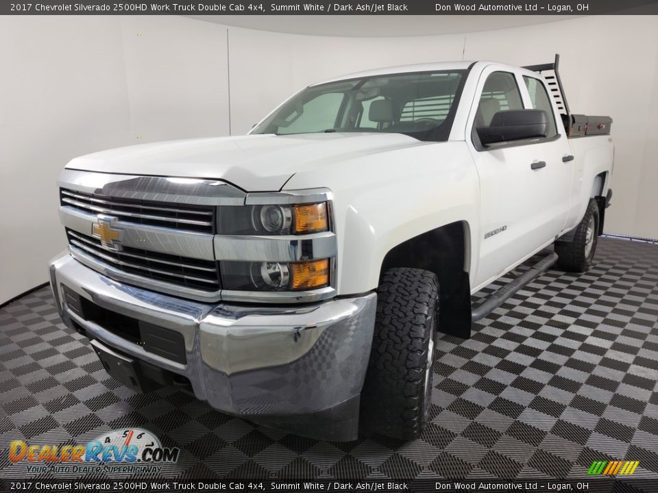 2017 Chevrolet Silverado 2500HD Work Truck Double Cab 4x4 Summit White / Dark Ash/Jet Black Photo #5