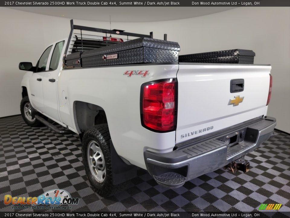 2017 Chevrolet Silverado 2500HD Work Truck Double Cab 4x4 Summit White / Dark Ash/Jet Black Photo #7