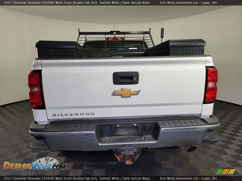 2017 Chevrolet Silverado 2500HD Work Truck Double Cab 4x4 Summit White / Dark Ash/Jet Black Photo #8
