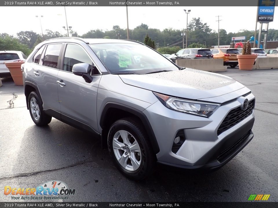 2019 Toyota RAV4 XLE AWD Silver Sky Metallic / Black Photo #11
