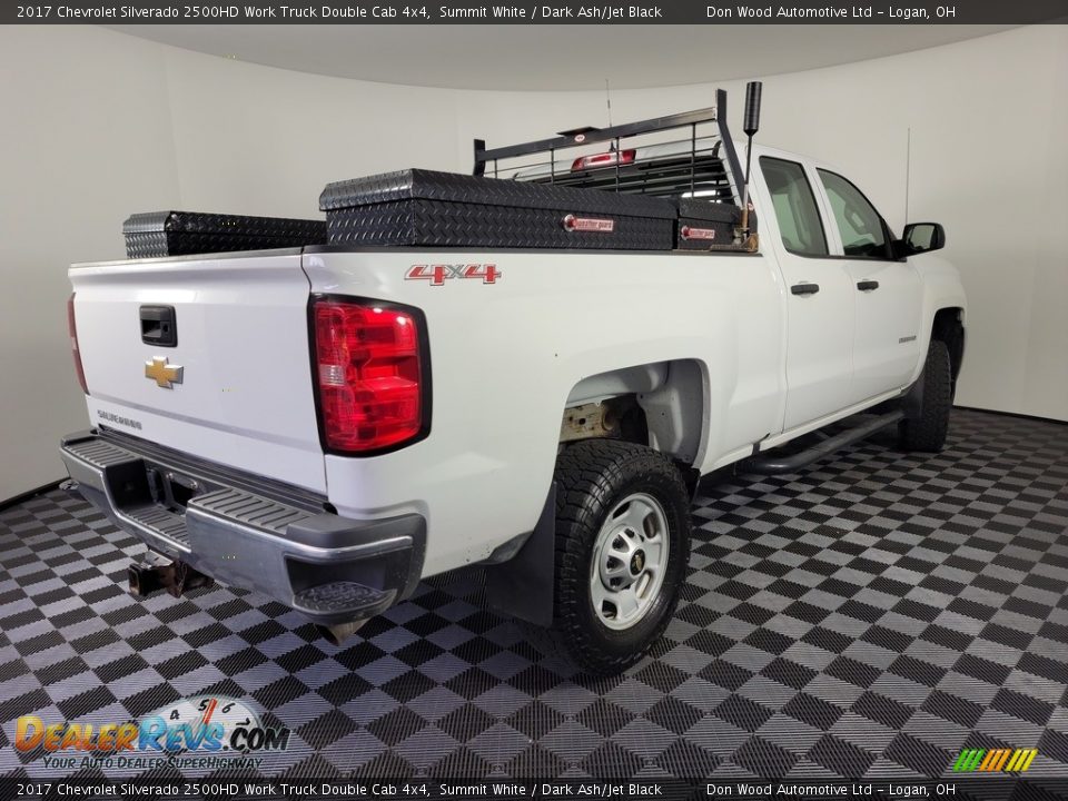 2017 Chevrolet Silverado 2500HD Work Truck Double Cab 4x4 Summit White / Dark Ash/Jet Black Photo #9