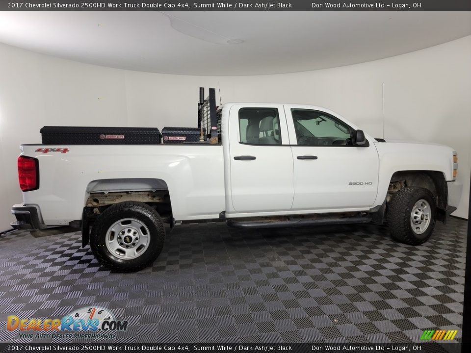 2017 Chevrolet Silverado 2500HD Work Truck Double Cab 4x4 Summit White / Dark Ash/Jet Black Photo #10