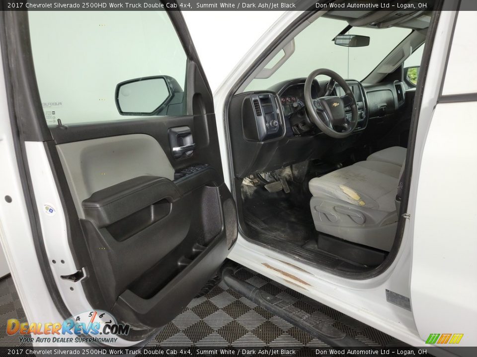 2017 Chevrolet Silverado 2500HD Work Truck Double Cab 4x4 Summit White / Dark Ash/Jet Black Photo #13