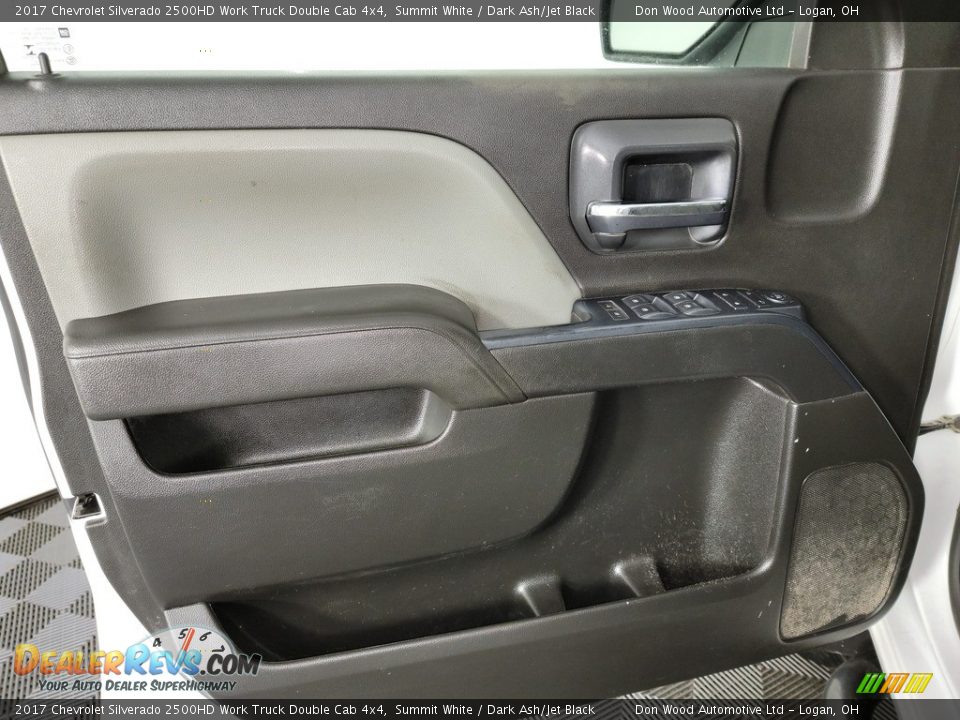 2017 Chevrolet Silverado 2500HD Work Truck Double Cab 4x4 Summit White / Dark Ash/Jet Black Photo #14